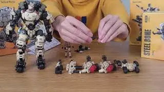 「JOYTOY」1/25 Steel Bone Mecha Action Figure-Sand unboxing!