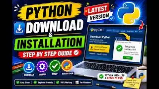 How to Download & Install Python on Windows 10/11 🐍 | Step-by-Step Python Installation Guide