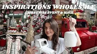 INSPIRATIONS WHOLESALE CHRISTMAS EVENT 2024 & CHRISTMAS DECOR HAUL| CHRISTMAS COME SHOP WITH ME