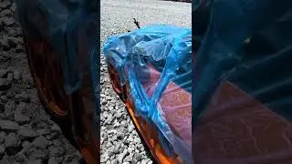YTB Fat All Orange Wrecked Custom Corvette Turned Into A Bio Hazard After A Bad Accident