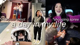 VLOG: NEWBORN SHOOT // SHOPPING SPREE