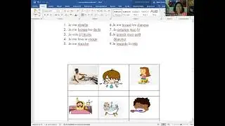 VERBES DE LA ROUTINE QUOTIDIENNE