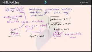 2023 Matematik 2. Dereceden Denklemler Soru Çözümü