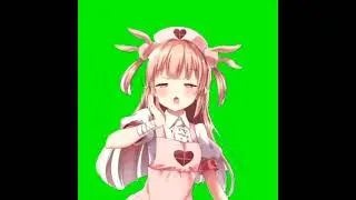 Bahan Green Screen Anime cantik dan imut ❗