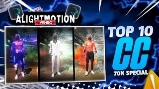 70K Special Alightmotion cc pack | Free Fire High Quality cc pack 🔥| Xml & Link 👇|| Venro Editz