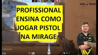 Profissional de CS2 mostra como jogar pistol na Mirage