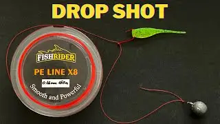 How to tie drop shot quickly