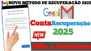 Como recuperar uma conta do Gmail sem número de telefone e e-mail de recuperação