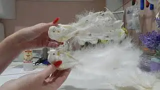 ♥♥ Christmas tree decor, feathers and feathers for birds ♥♥