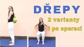 dřepy i po artroskopii kolene, 2 varianty, dřepy po operaci, dřepy pro začátečníky