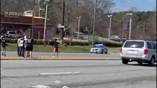COP ALMOST RUNS INTO CROWD/ Adam LZ FD Livery/car reveal