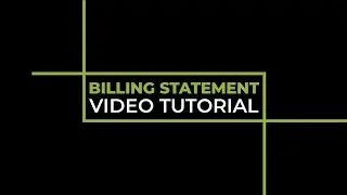 BILLING STATEMENT
