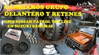 COMO CAMBIAMOS GRUPO DELANTERO Y RETENES DE EJE NISSAN PATROL TOP LINE EN SUZUKI / TEAM LITORAL 4X4