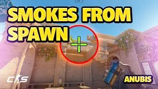 Anubis CS2 - 5 Smokes From CT Spawn