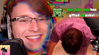 SLIMECICLE MAKES ADS and does PUSH UPS ON STREAM | twitch clips