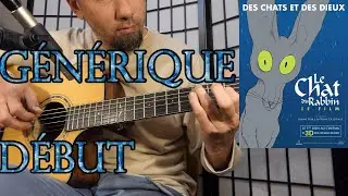 Générique début / Le Chat du Rabbin, le Film / Fingerstyle Guitar