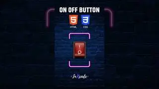 ON OFF Button in HTML and CSS🎚 | 
