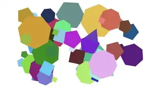 Modern Art Polygons (Beginning Python #4 Graphic Examples)