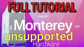 TUTORIAL: macOS 12 Monterey on UNSUPPORTED HARDWARE | OpenCore Legacy Patcher incl. Update Support