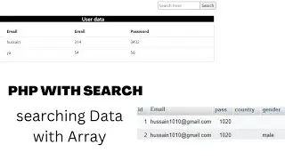 Search bar using PHP and Array || Search Data using PHP with Array | Apna feature