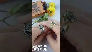 Кольцо безразмерное женское оберег хитрая лиса. Серебро 925