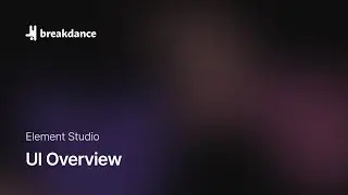 Element Studio UI Overview