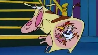 Cow And Chicken: Cow Butt Slamming Chicken
