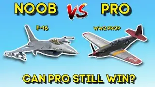 NOOB in F-16 VS PRO in Lower BR Plane - Pro Wins, Plane Gets Worse - WAR THUNDER