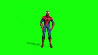 Spider Man Funny Dance Opening Move 1 - Green Screen