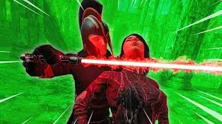 USING LIGHTSABERS AS A SITH TO DEFEAT THE JEDIS  - Blade And Sorcery VR Mod