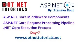 Middleware Components in ASP NET Core | Day 7 | Dot Net Tutorials | Pranaya Rout | Online Training