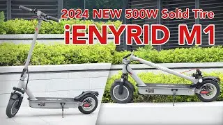Discover the iENYRID M1: The Ultimate Solid Tire Electric Scooter for Easy Commuting 2024 New In