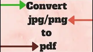 Convert Jpj to Pdf in hindi || How to convert jpg to pdf