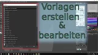 Gimp Vorlagen erstellen und bearbeiten