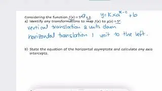 2.5 Graphs of exponential functions