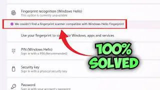 FIX: We Couldn't Find a Fingerprint Sensor Compatible with Windows Hello