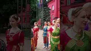 Ukrainian Bharatanatyam dancers 🥰 Індійські танці в Києві #bharatanatyam #shorts