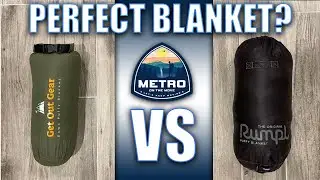 Rumpl vs Get Out Gear - Before You Buy, Watch This Video! - The Perfect Backpacking Blanket?