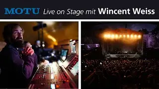 MOTU Show Control und Wincent Weiss - Live on Stage