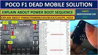 Xiaomi Poco F1 No Power Repair by Help of Boot Sequence.