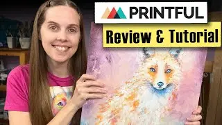 Printful Canvas Prints Review, Unboxing, and EASY Tutorial