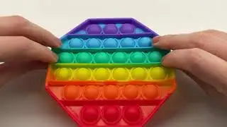 Rainbow POP IT Toy | Satisfying POP IT Video #73 