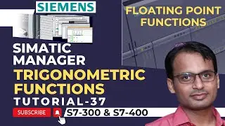 Siemens PLC Training 37 - Trigonometric Functions in Siemens PLC | Online PLC Training