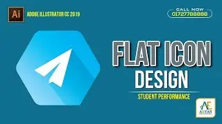 Flat Icon Design Adobe Illustrator CC 2019
