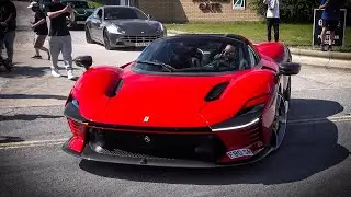 Supercars Accelerating Loud!!! Leaving SupercarFest 2023 - Ferrari Daytona SP3, Ford GT, F40, SVJ