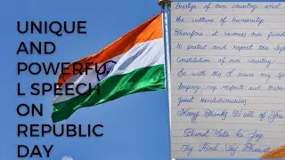 26 January 2023 speech/ Republic day speech in English 🇮🇳