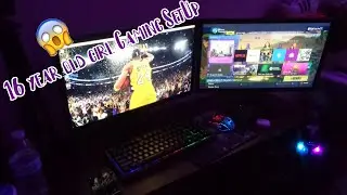EPIC 16 Year Old Female Gaming Setup + Room Tour
