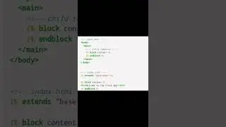 Template Inheritance in Jinja and Flask #developer #programming #code #python #flask