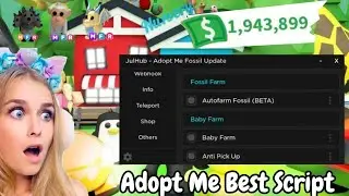 [Fossil Update]New Adopt me script | Fossil autofram | Baby and Pet Autofarm | Delta Mobile Executor