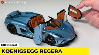Unboxing of Koenigsegg Regera 1:18 Scale Model Car by AUTOart